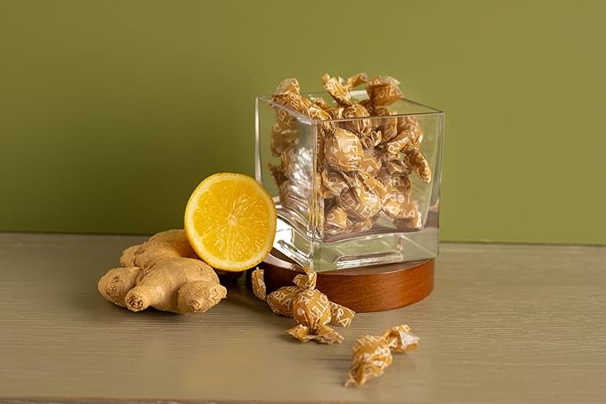 doTERRA Ginger Throat Digestive Drops 30 Count Bag (2 Pack)