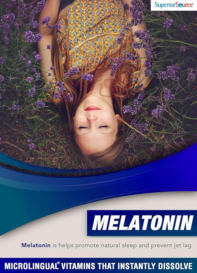 Superior Source Extra Strength Melatonin - Melatonin Supplement for Adults - Natural Sleep & Relaxation Support Formula - 25 mg, Instant Dissolve Tablets