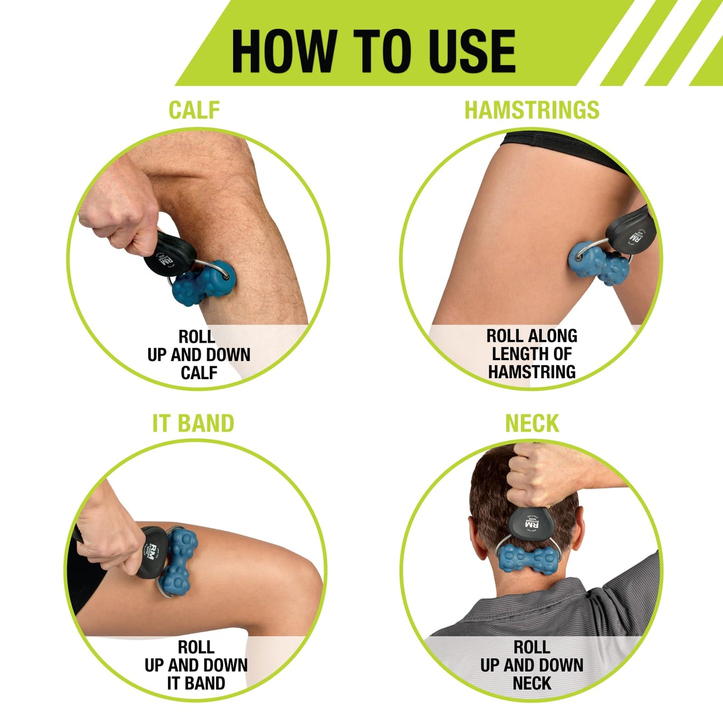 Pro-Tec Athletics Rollers, RM Extreme, RM Extreme Mini Roller, Cryosteel Ice Roller, Portable Roller, Deep Tissue Massage, Muscle Relief, Hamstring, Quadriceps, Multi-Directional, Enhance Performance