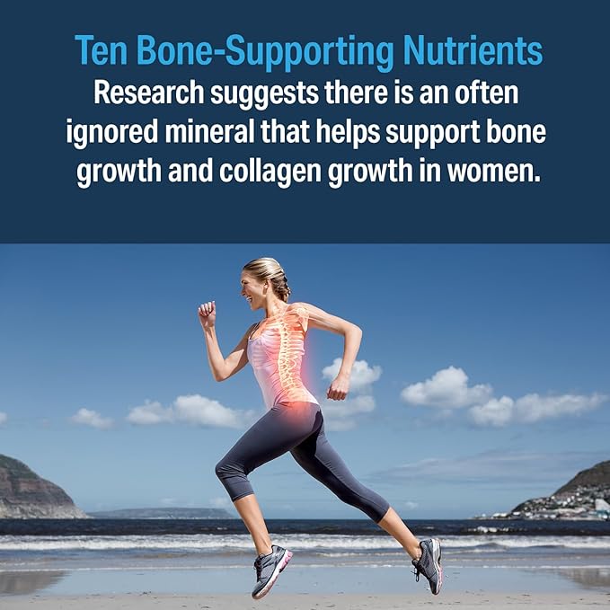 – Ultimate Bone Support Supplement, Strontium, Silica, Vitamin K2 and D3, Support Bone Health, Bone Strength, Non GMO, Gluten Free, Dairy Free, Soy Free, Vegan (60 Tablets)