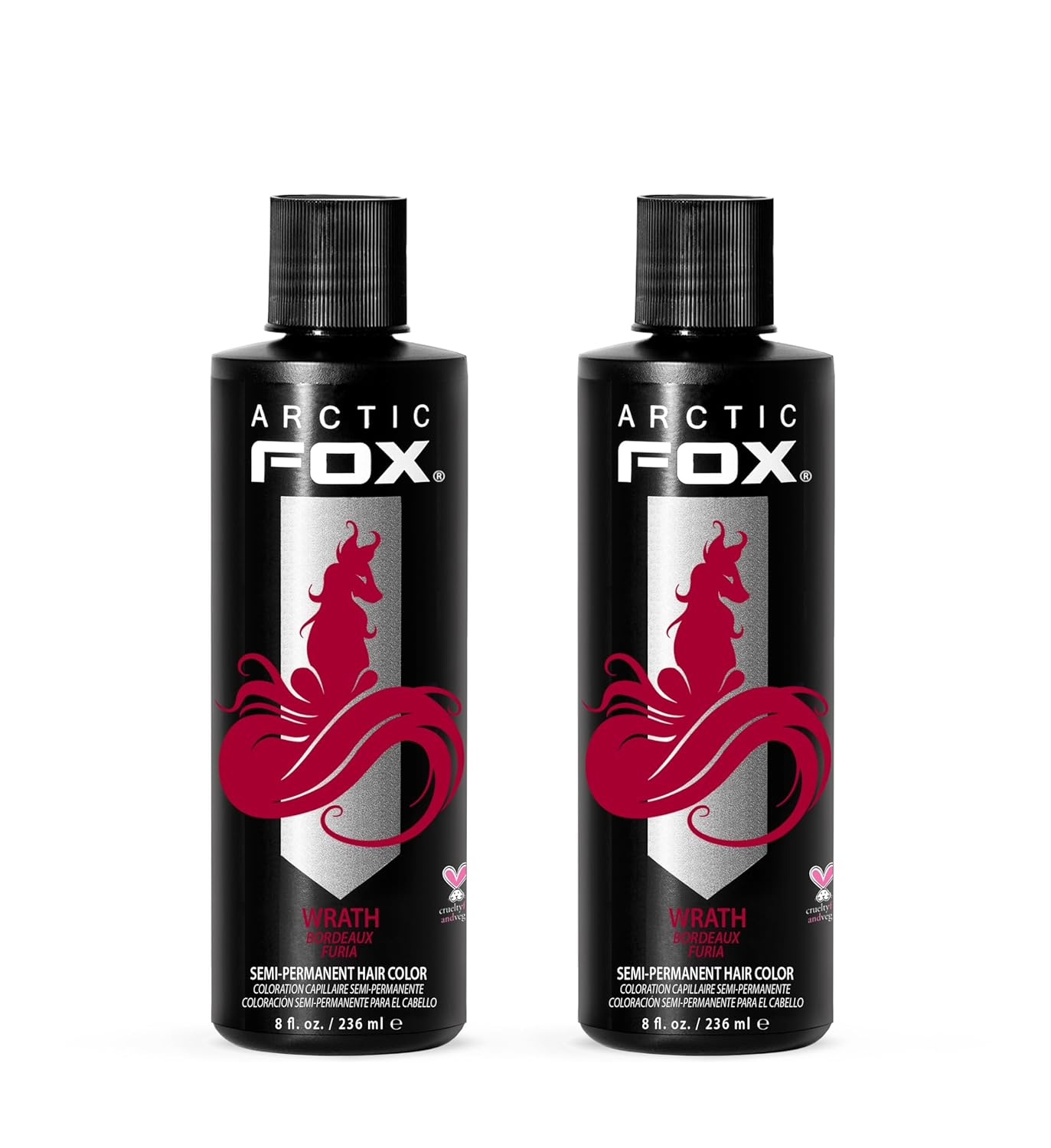 ARCTIC FOX Vegan Semi-Permanent Hair Color Dye | STERLING | 4 Fl Oz