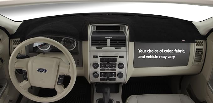 DashMat Original Dashboard Cover Suzuki Grand Vitara (Premium Carpet, Black)