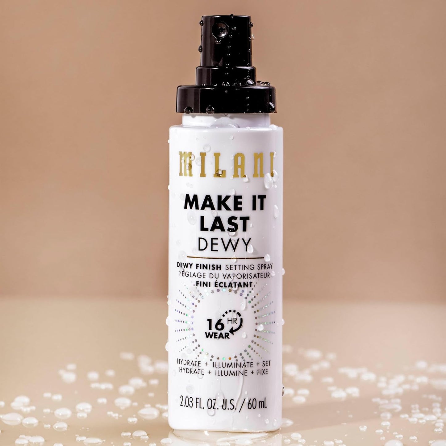 Milani Make It Dewy Setting Spray | 3-in-1 Hydrating & Illuminating Formula