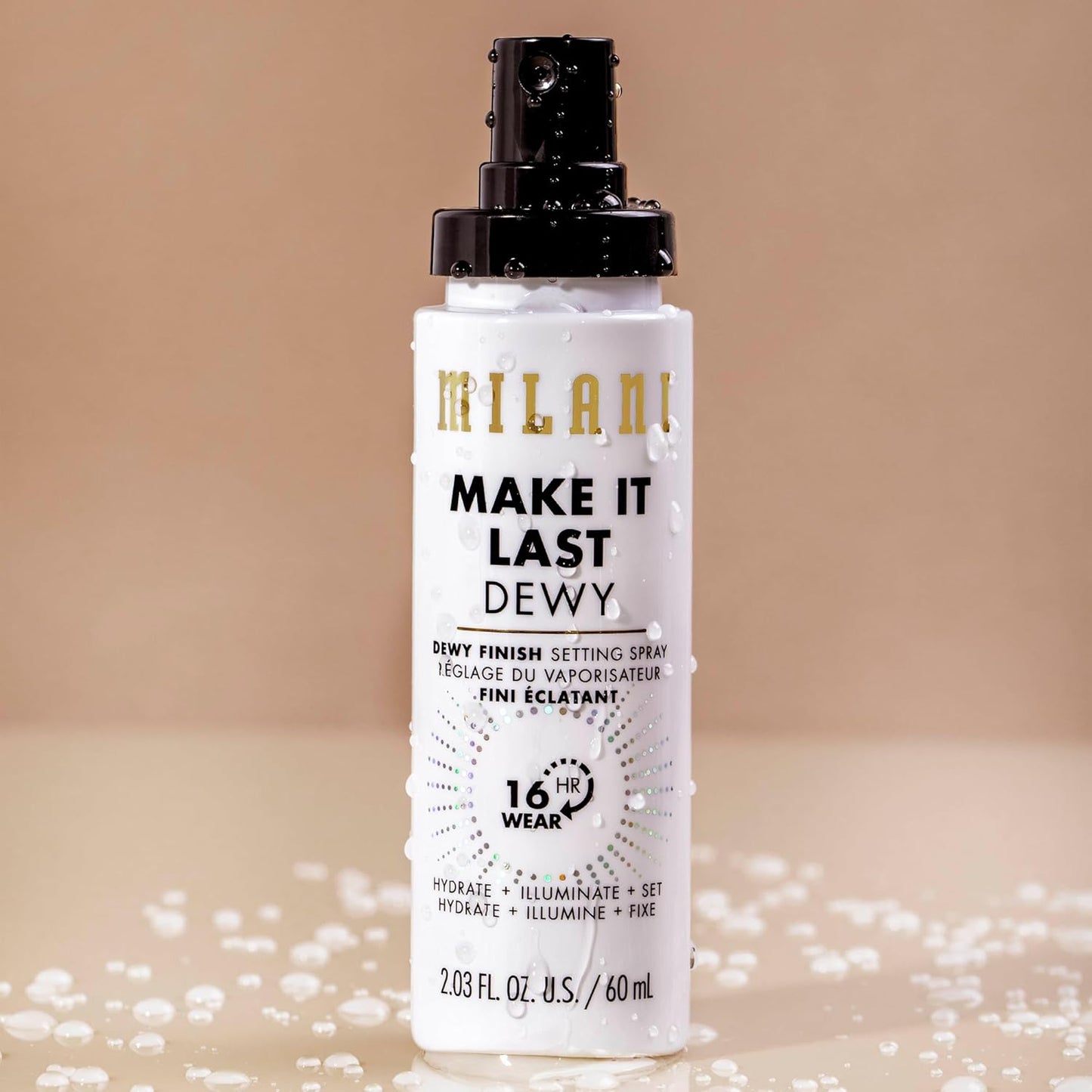 Milani Setting Spray & Primer 2-Pack | Hydrating Niacinamide & Matte Charcoal