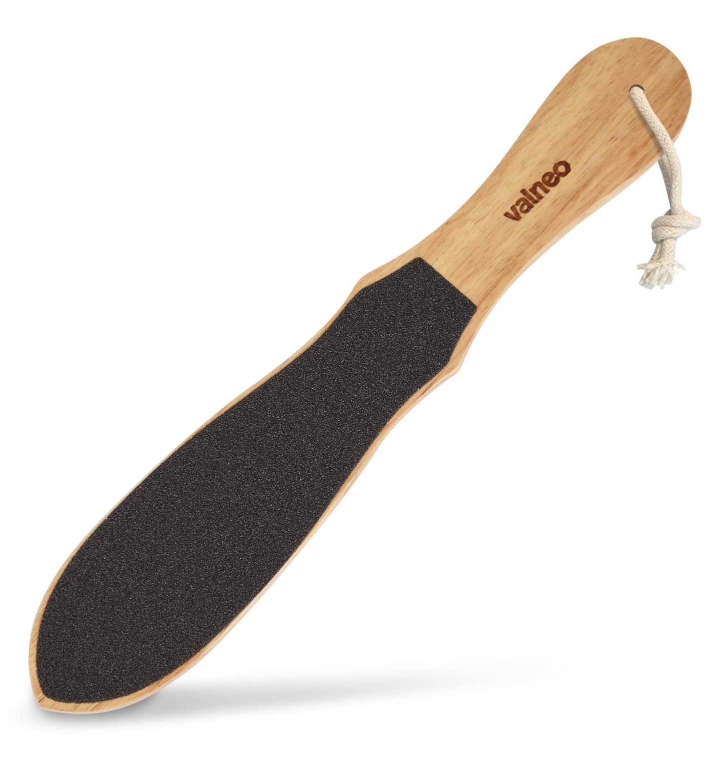 Valneo Foot Files For Hard Skin Natural Rubber Wood - Perfect For Feet Hard Skin Remover, Foot Callus Remover, Foot Scrubber, Dr
