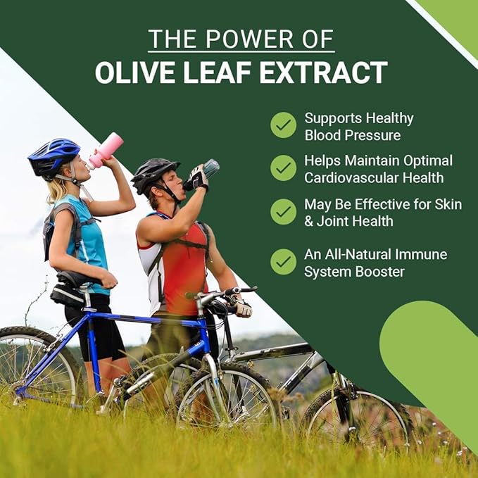 East Park Olive Leaf Extract (OLE) Super Strength d-Lenolate 500mg | 18% or More Oleuropein Immune System Booster | 60 Vegetarian Capsules (Non-GMO)