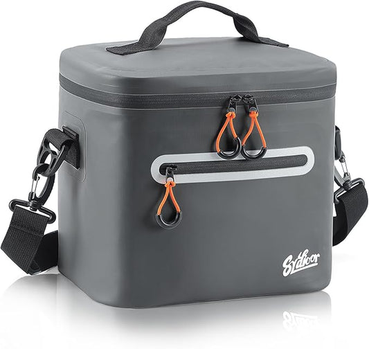 Soft-Sided Cooler Bag, 7/16/30 Can Insulated Lunch Box, Waterproof, Leak-Proof, Portable Lunch Bag for Work, Beach, Drink, Travel, Camping, Picnic