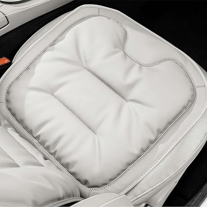 Car Seat Cushion, Livena Custom Pain Relief Car Seat Cushion, Soft Comfortable and Supportive Pad, Memory Foam Seat Pad for Car, Office Or Home Chair