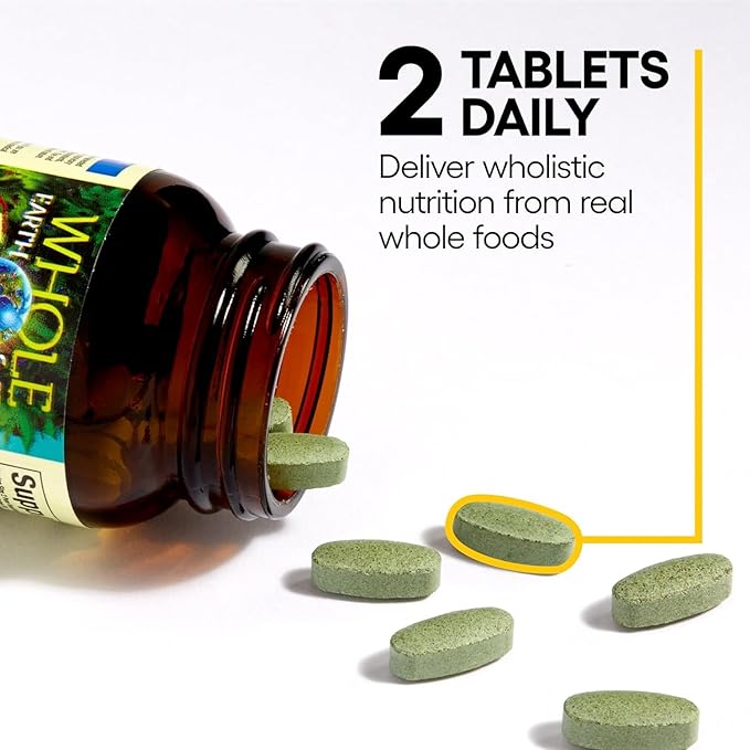 Whole Earth & Sea from Natural Factors, Women's Multivitamin & Mineral, Whole Food Supplement, Vegan, 60 tablets (30 servings)