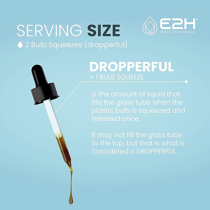 E2H Advanced Immune Defense Supplement - All-Natural Immune Booster - Immune Support Supplements Drops - Contains Holy Basil, Papaya Leaves and Red Banded Polypore - Non-GMO, Vegan - (3 Bottles)