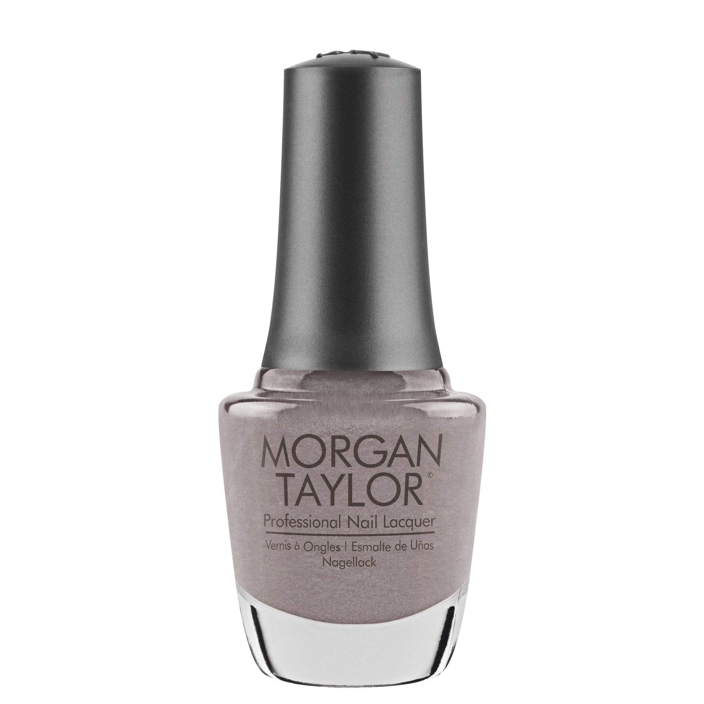 Morgan Taylor Nail Lacquer (Scene Queen) Silver Nail Polish, Finger Nail Polish, Long Lasting Nail Polish, Sparkle Nail Lacquer,