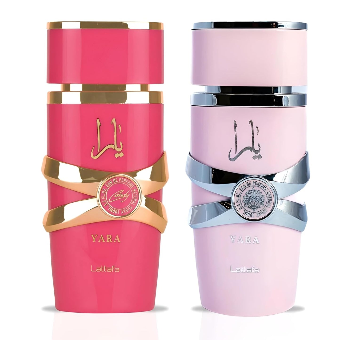 Lattafa Women's Fragrance Bundle | 2 x 3.4 Oz Yara & Yara Candy Eau De Parfum
