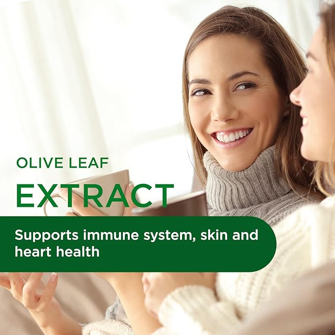 EMERALD LABS Mediterranean Olive Leaf 500mg - Gluten-Free, Vegan Olive Leaf Extract - Supports Skin, Immune & Heart Health - 60 Vegetable Capsules (Up to 60-Day Supply)