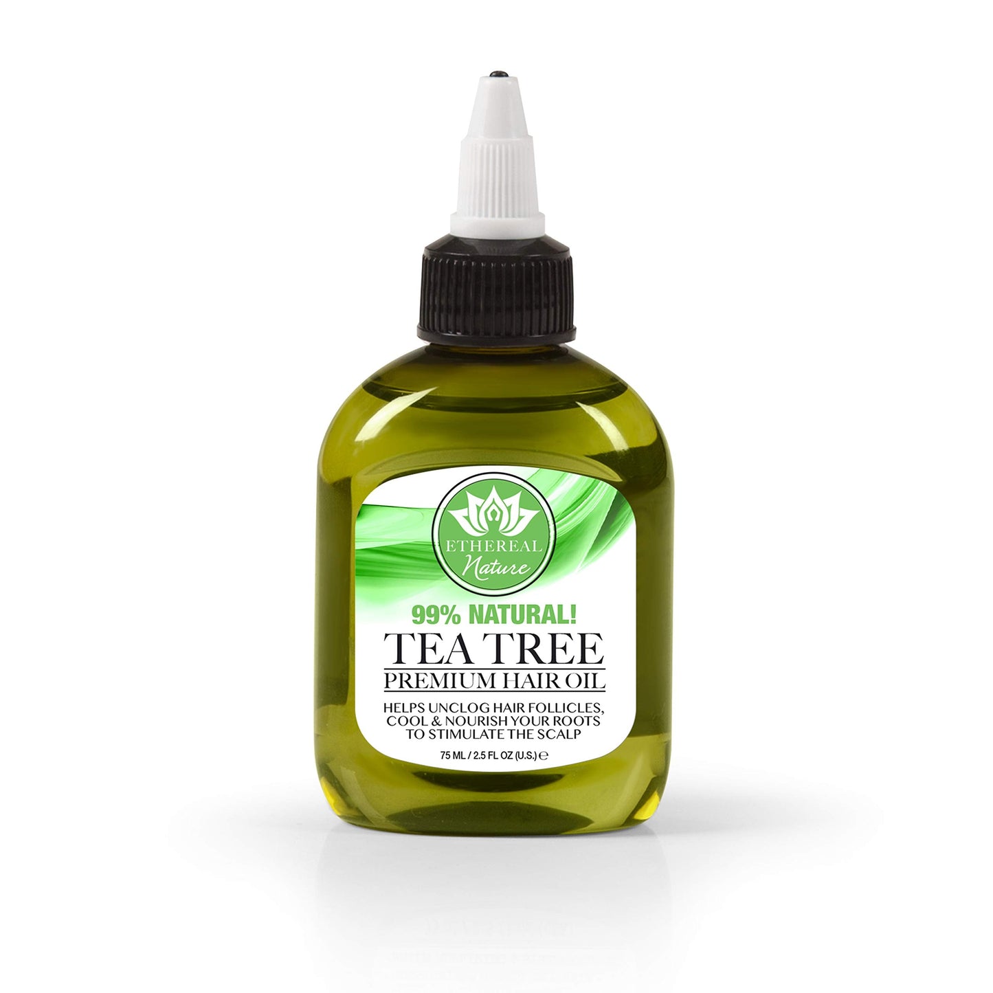 Ethereal Nature Hair Oil Clear, Blend, Tea Tree, 2.5 Fl Oz