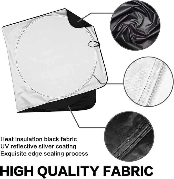 Schnauzer Dog Windshield Sunshade for Car SUV Truck Foldable Uv Ray Reflector Front Window Sun Shade Visor Shield Cover -59" X 31"