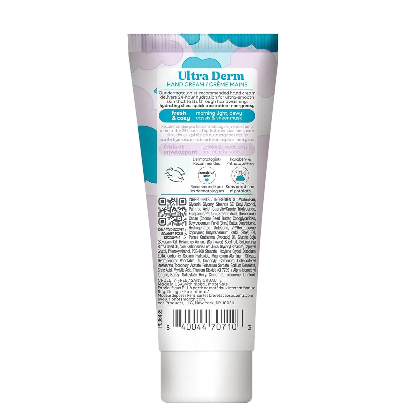 EOS Hand Cream – Pink Citrus | Natural Shea Butter Lotion for 24-Hour Hydration