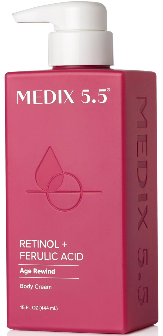 Medix 5.5 Retinol Body Lotion Firming Moisturizer | Crepey Skin Care Treatment | Retinol Body Cream | Anti Aging Retinol Cream F