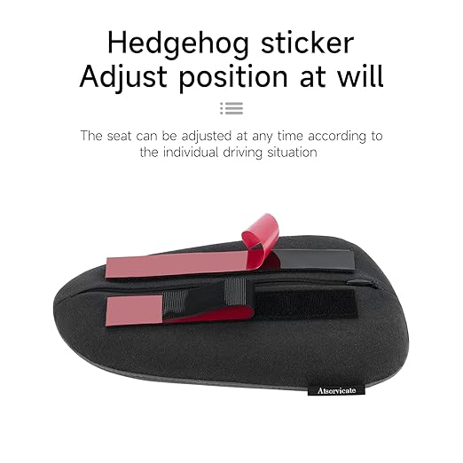 Alcantane style car leg knee pads memory foam car center console knee cushions car leg pads protect knee and leg elbow pads car copilot Universa version (Red line right leg pad)