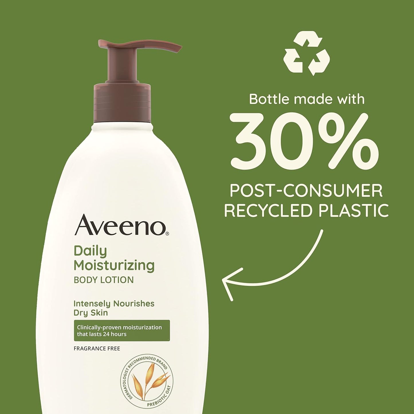 Aveeno Daily Moisturizing Lotion | 2-Pack | 20 Fl Oz Pump | Hydrating