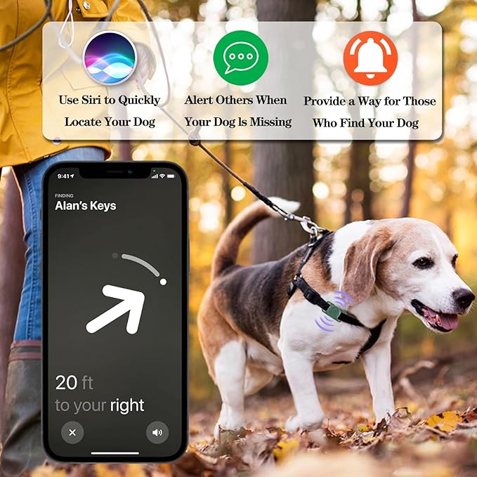 2 Pack Waterproof AirTag Dog Collar Holder Compatible with Apple AirTag, Silicone Hidden Loop Holder for Airtag Tracker, Anti-Lost Dog Collar Air Tag Accessories(Light,Dark Green)