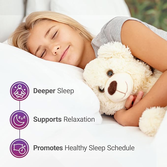 Luna Kids Sleep Aid Tablets for Children 4+ - Naturally Sourced Ingredients - 120 Chewable Tablets - Gentle, Herbal Supplement with Chamomile, Melatonin, Valerian & Lemon Balm