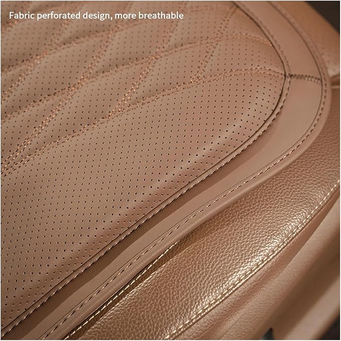F Car Seat Cushion for BMW All Model I3 I4 I8 X1 X2 X3 X4 X5 X5M X6 X7 Z4 Car Lumbar Support Pillow Auto Seat Waist Back Cushion Y (Color : Brown B)