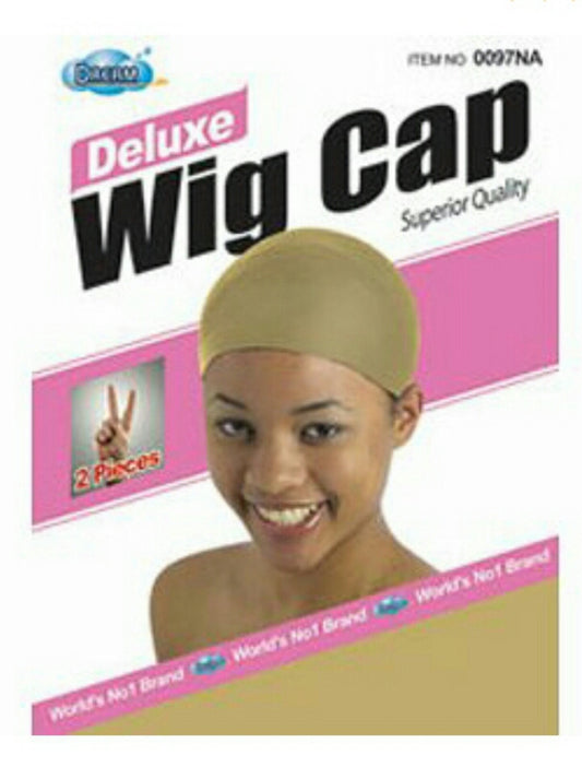 Dream Deluxe Wig Cap Natural 6 Pack (12 Total Pcs) (Model: 0097Na)