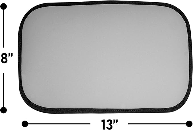 FH Group Neosupreme Beige Flat Pattern Center Console Pad – Water-Resistant Armrest Cover Protector for Cars, SUVs & Trucks