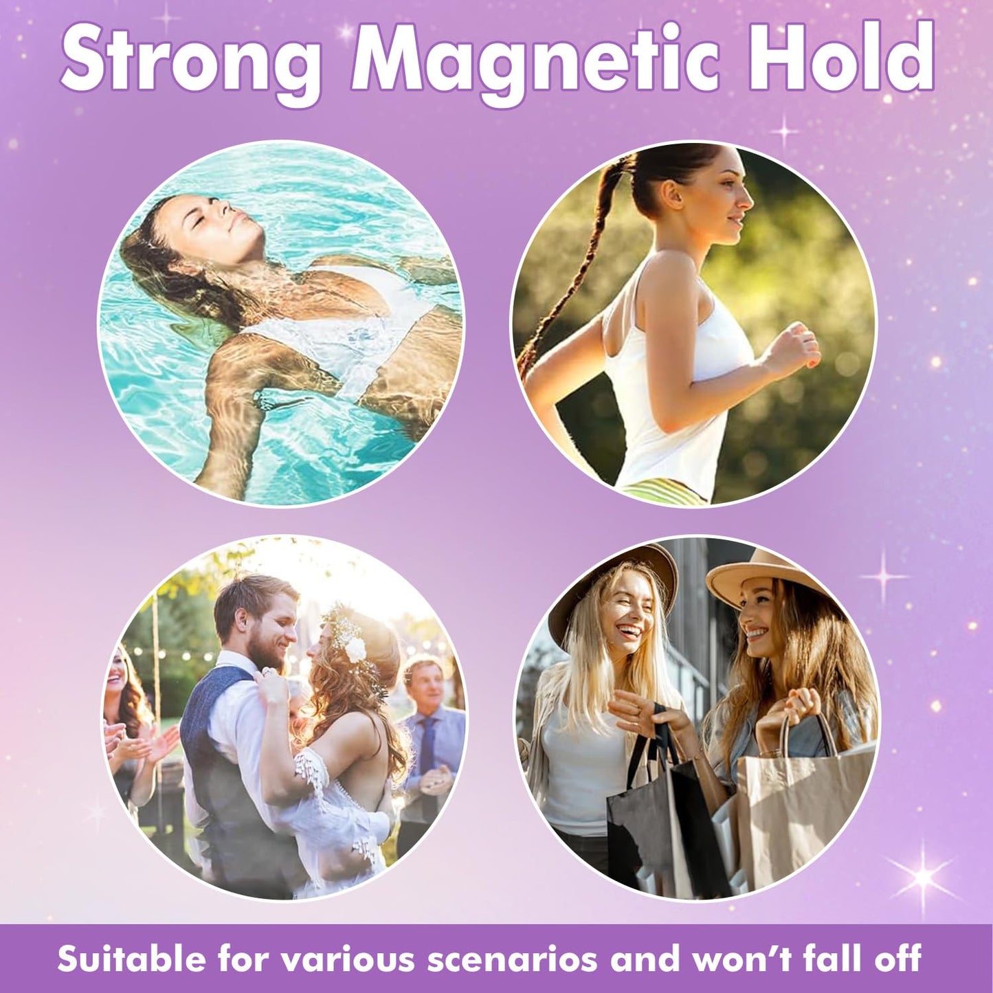 Elara Craft Magnetic Eyelashes with Applicator, Magnetic Eyelashes Natural Look,Reusable Magnet Lashes No Glue Needed Soft Lashes Kit(Natural+Natural)
