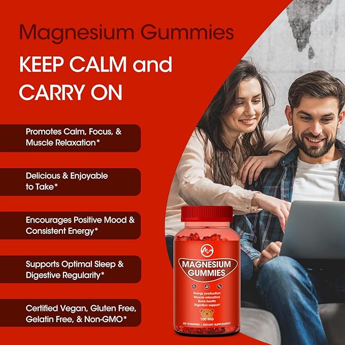 Vasaka Magnesium Gummies 2 Pack