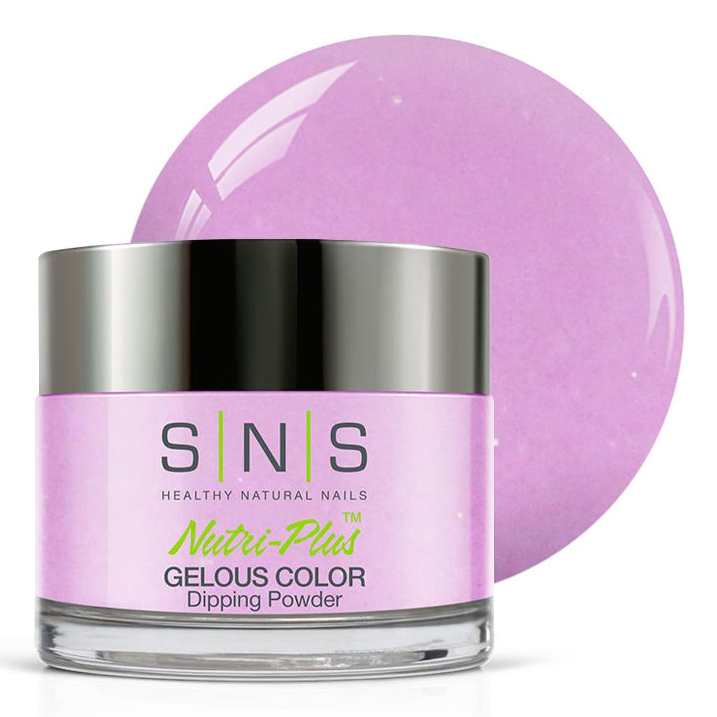 Sns Nail Dip Powder, Gelous Color Dipping Powder - First Bite (Purple/Lavender, Shimmer) - Long-Lasting Dip Nail Color Lasts 14