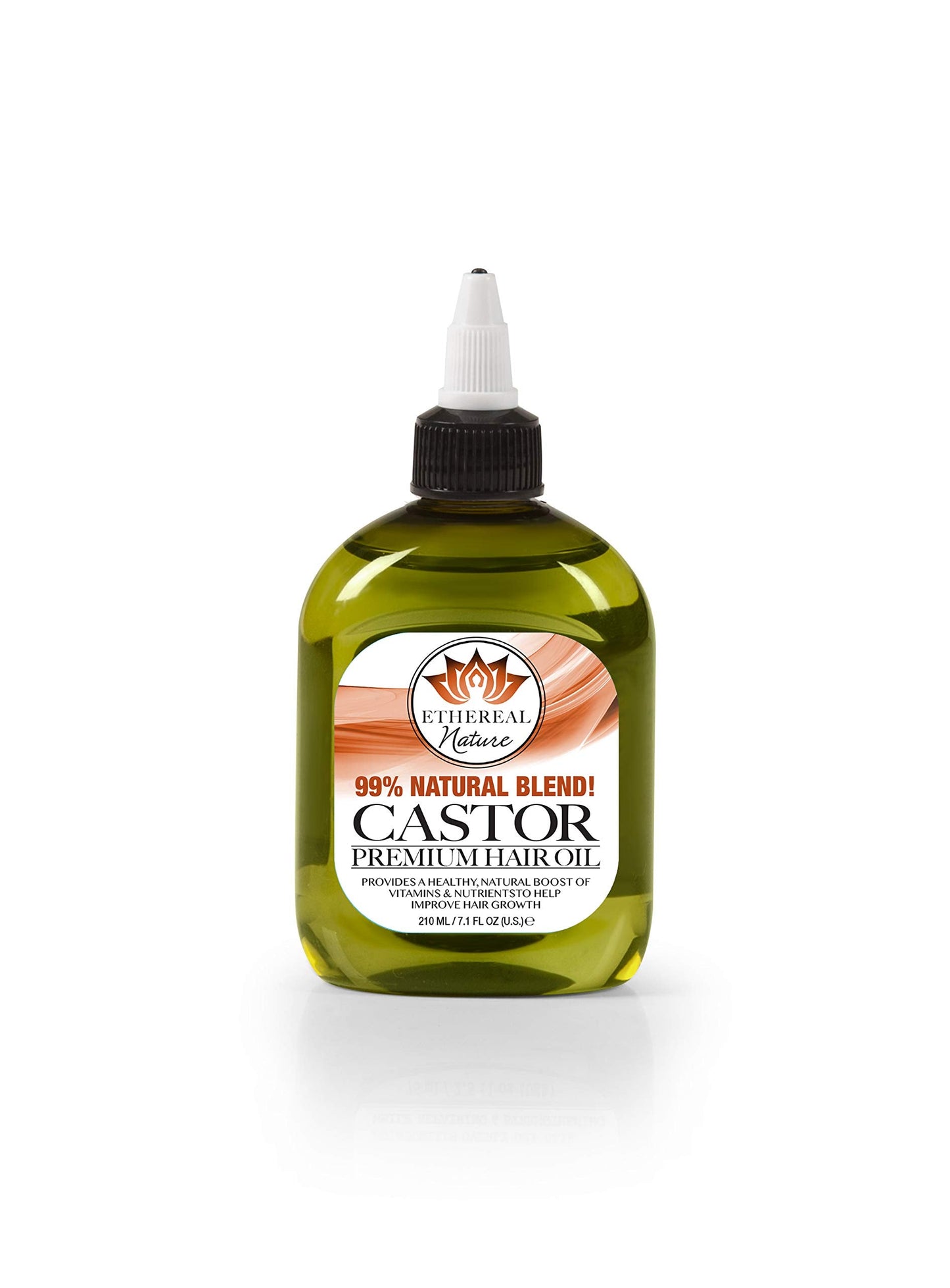 Ethereal Nature 99% Natural Hair Oil Blend Castor 7.10 Fl Oz
