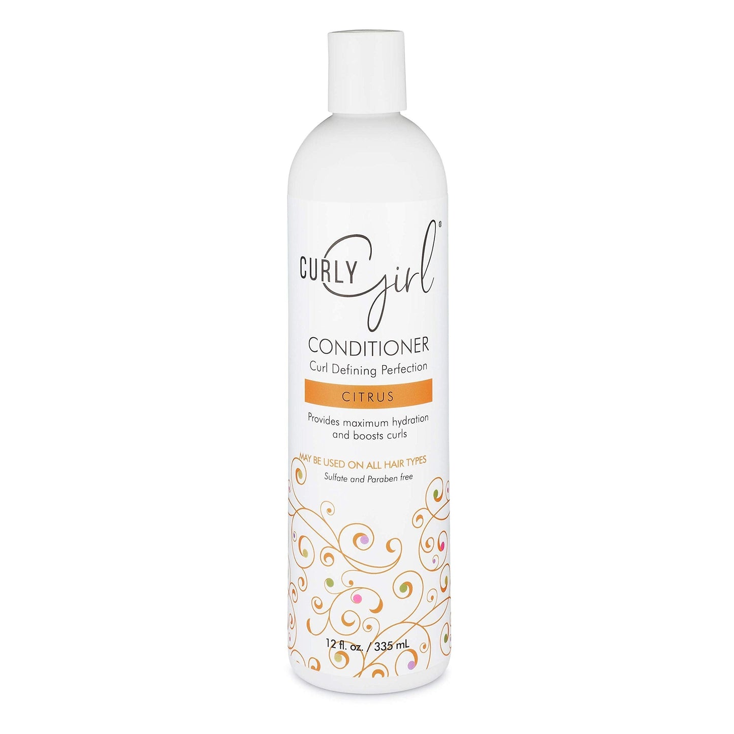 Curly Girl Curl Definition Sulfate & Paraben Free Conditioner Citrus 12 Oz