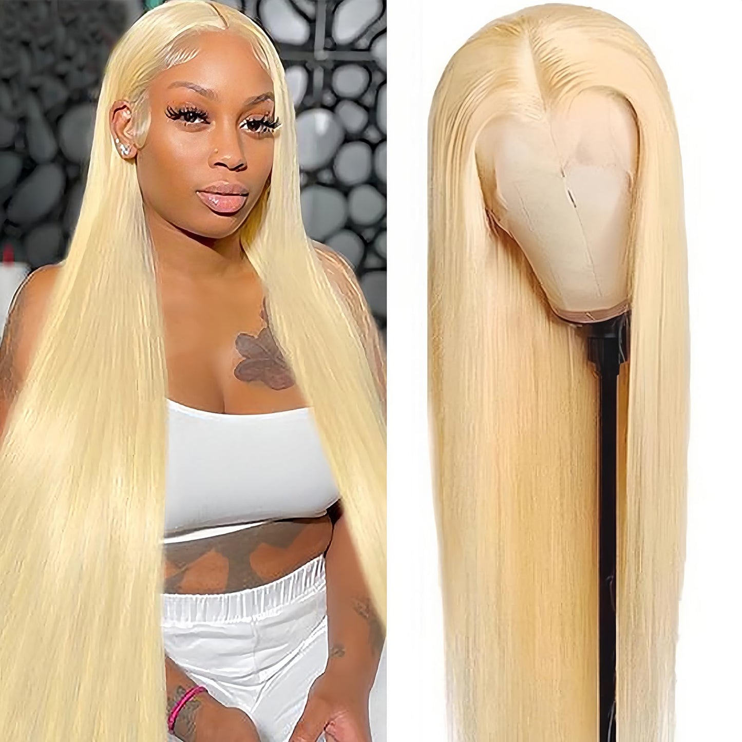 Mstoxic 613 Lace Front Wig Human Hair 13X4 Blonde Lace Front Wigs Human Hair Wigs 613 Hd Lace Frontal Wig 10A Brazilian Blonde S