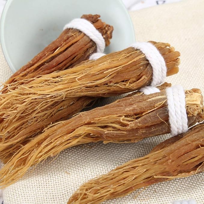 Red Ginseng Roots Red Ginseng Korean Red Ginseng Whiskers Red Ginseng Supplement Red Ginseng Tea Energy Chews (500 Grams /1.10 lbs) 1.0 Count