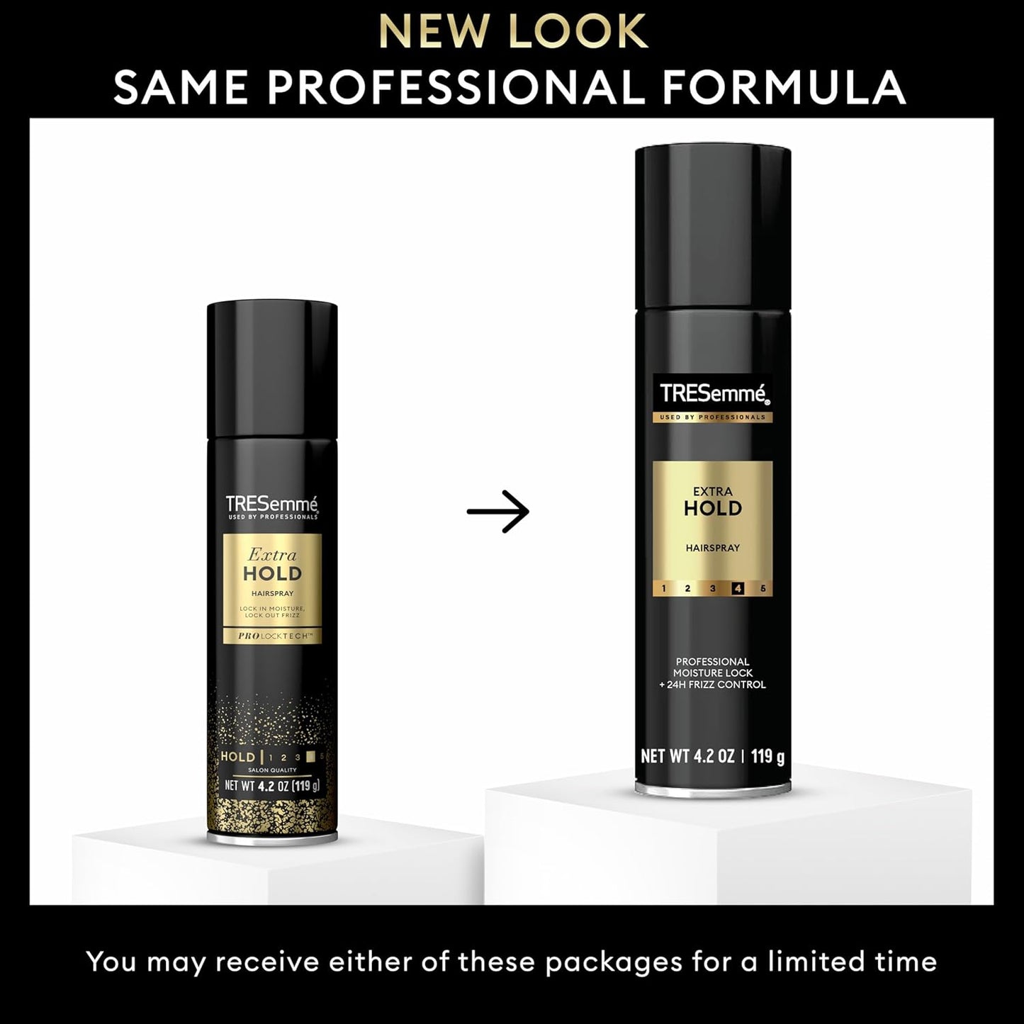 Extra Hold Hairspray | 24-Hour Frizz Control | Pro Lock Technology | 4.2 oz