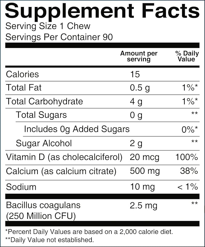 BariatricPal 90-Day Bariatric Vitamin Bundle (Multivitamin ONE 1 per Day! Capsule with 60mg Iron and Calcium Citrate Soft Chews 500mg with Probiotics - Blue Raspberry)
