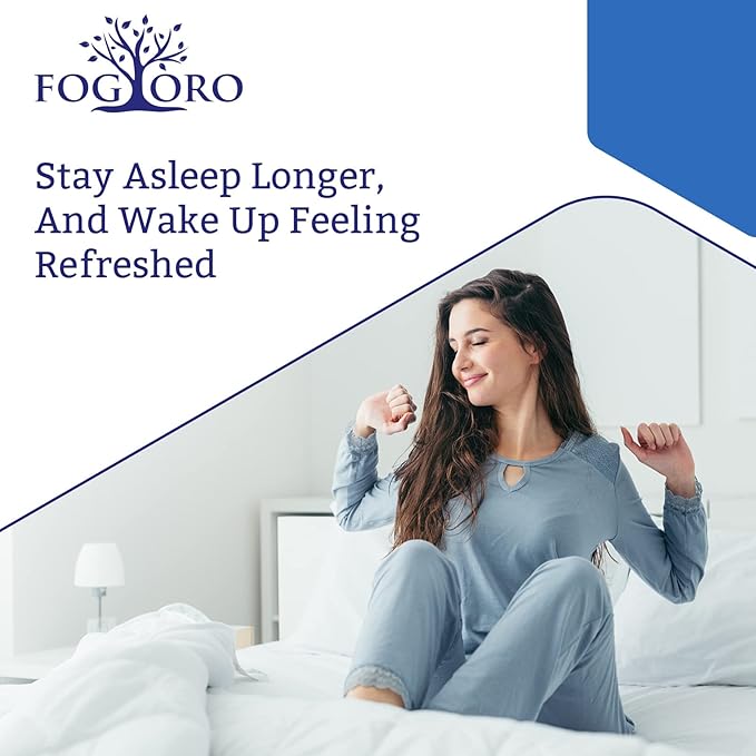 Fogoro Powerful Melatonin -Fall Asleep Faster, Stay Asleep Longer,Easy to Take