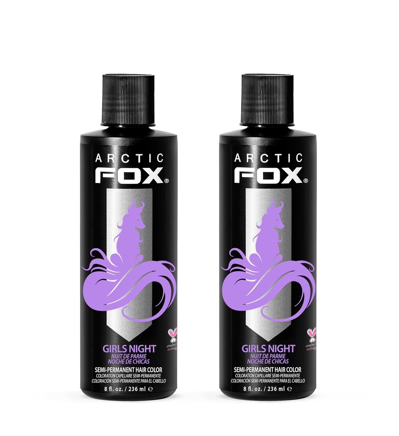 ARCTIC FOX Vegan Semi-Permanent Hair Color Dye | STERLING | 4 Fl Oz