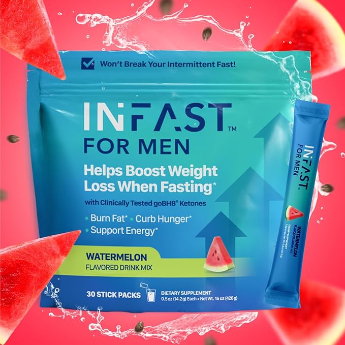 Real Ketones Intermittent Fasting Drink Mix Bundle for Weight Loss Support Black Cherry Shift Electrolytes & Intermittent Fasting Electrolytes for Men with BHB Exogenous Ketones (30 Count Each)