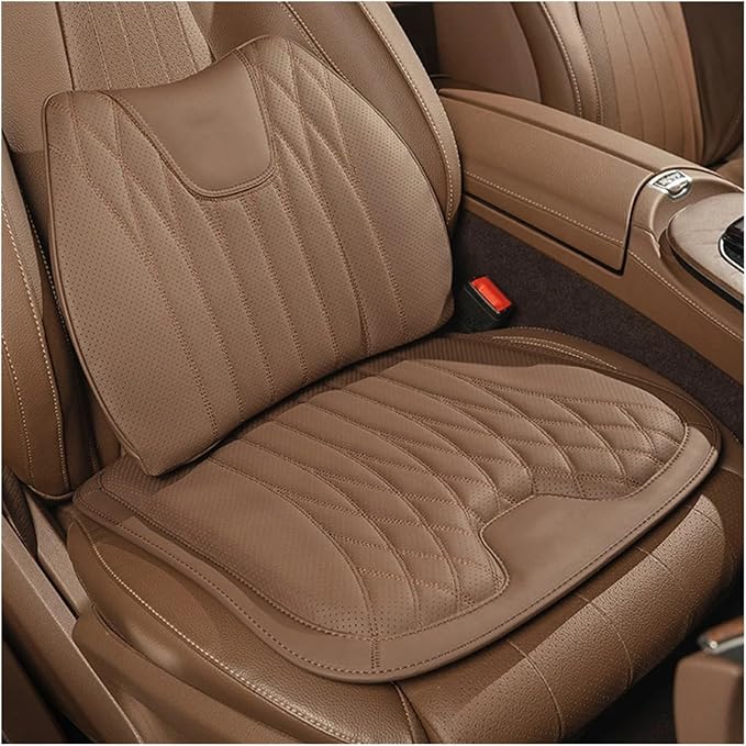 F Car Seat Cushion for BMW All Model I3 I4 I8 X1 X2 X3 X4 X5 X5M X6 X7 Z4 Car Lumbar Support Pillow Auto Seat Waist Back Cushion Y (Color : Black A)