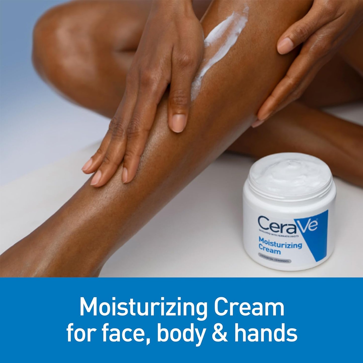 CeraVe Moisturizing Cream | Face & Body Moisturizer for Normal to Dry Skin - 8 Fl Oz