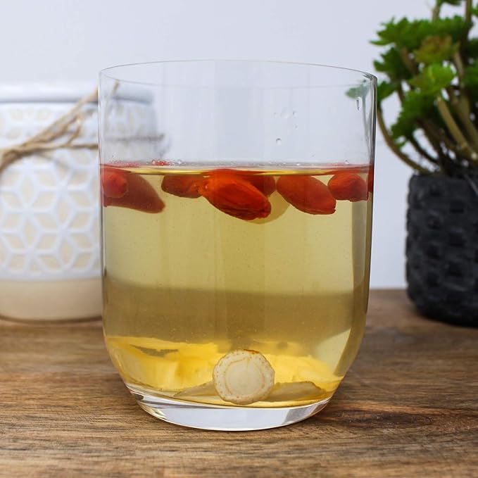 American Ginseng Slices from Wisconsin (Sliced Ginseng Root）Wisconsin Grown!Most People Use It to Make Ginseng Tea! Good for Health! (American Ginseng Slices (Small Round), 2 Boxes of 8 Ounces)