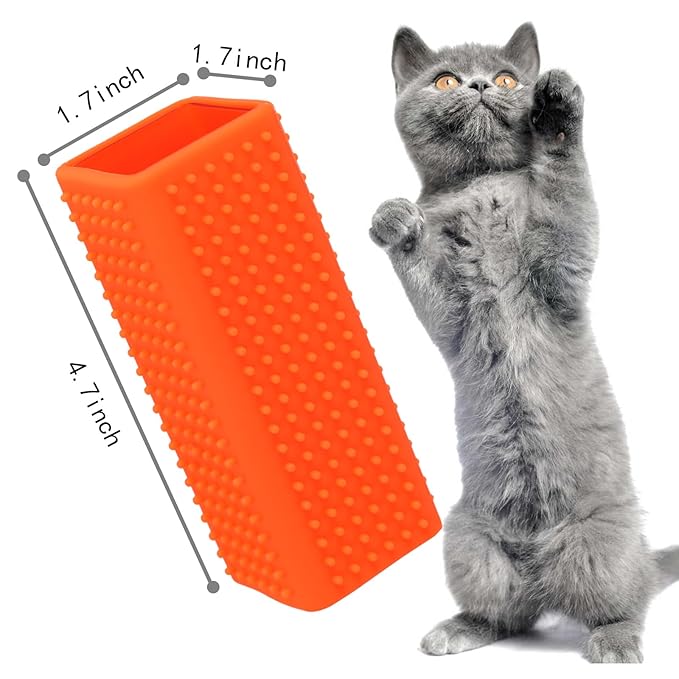 2pcs Pet Dog Cat Hair Remover, Pet Hair Removal Tool, Hollow Cleaner Brush for car，Interior, Furniture, Sofa (green and green)