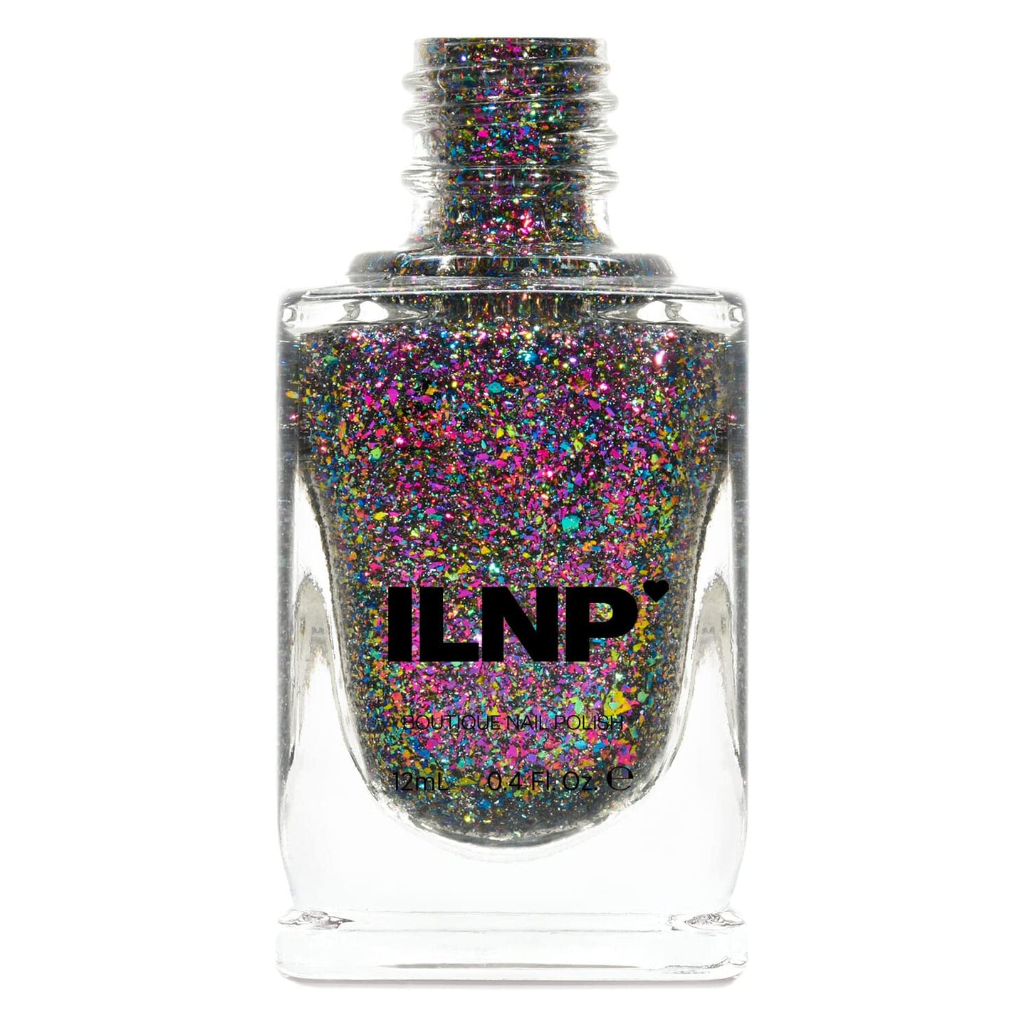 Ilnp Kaleidoscope - Purple, Magenta, Green, Gold, Turquoise Ultra Chrome Color Shifting Flakie Nail Polish