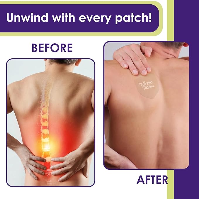 Relief Night Patch - 8 Pack Arnica, White Willow Bark, Melatonin, Ashwagandha for Soreness for sleep patches for Women and Men