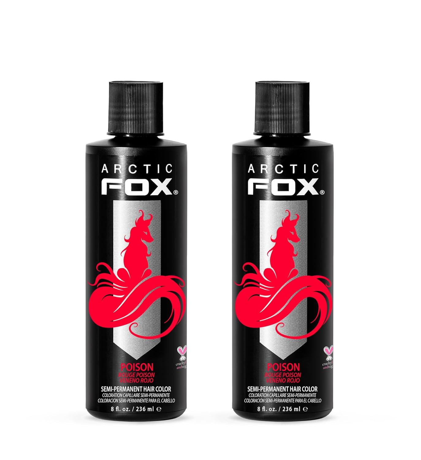 ARCTIC FOX Vegan Semi-Permanent Hair Color Dye | STERLING | 4 Fl Oz