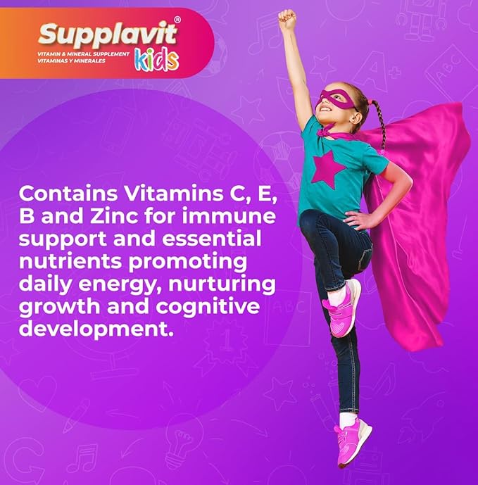 Kids Vitamins and Supplements, No Artificial Coloring, Allergen-Free for Healthy and Strong Children, Natural Fruit Flavors, Healthy and Delicious, (60 Gummies)