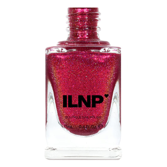 Ilnp Nexus - Rich Raspberry Holographic Nail Polish