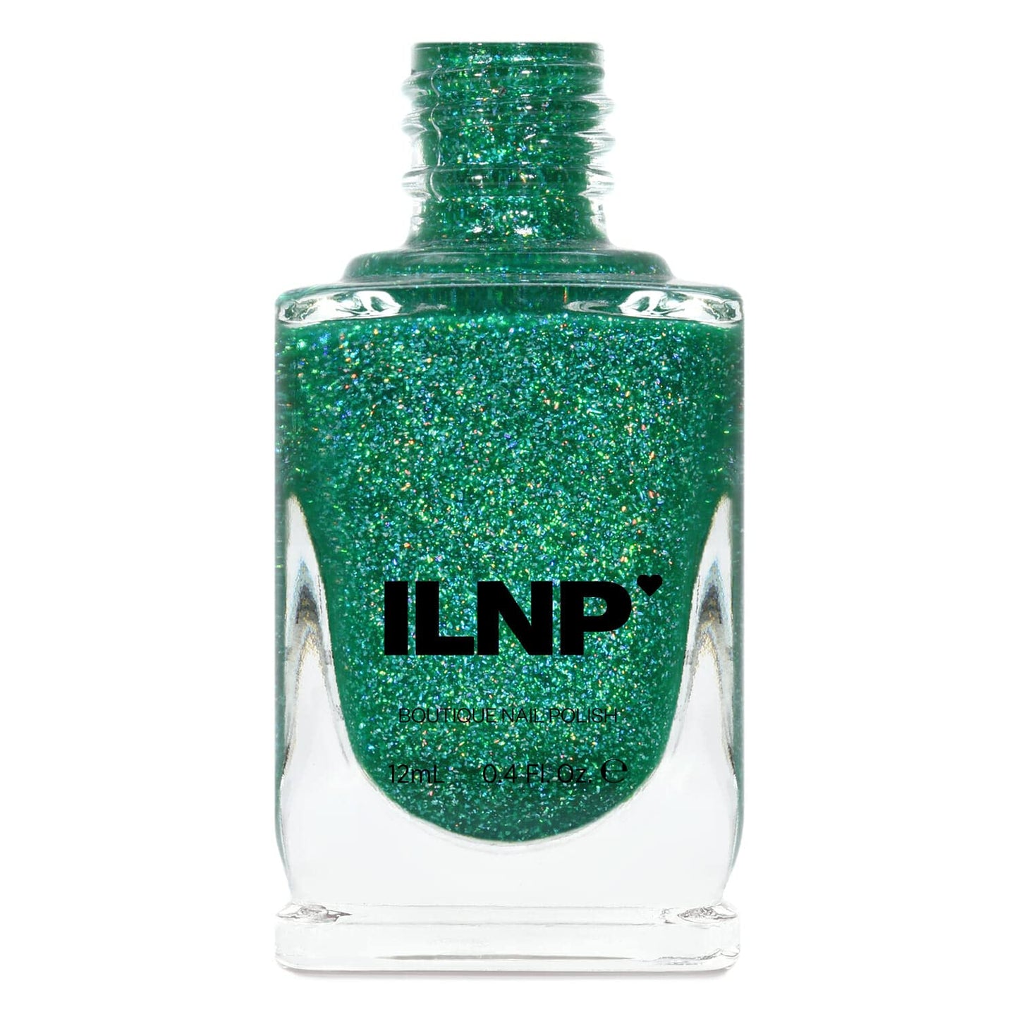 Ilnp Hide And Seek - Shamrock Green Holographic Sheer Jelly Nail Polish